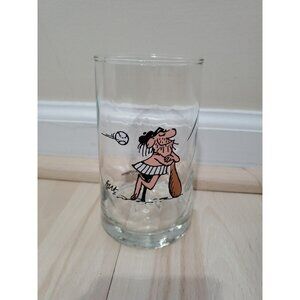 Arby's BC Glass Ice Age Collector's Series Baseball 5'' Glass